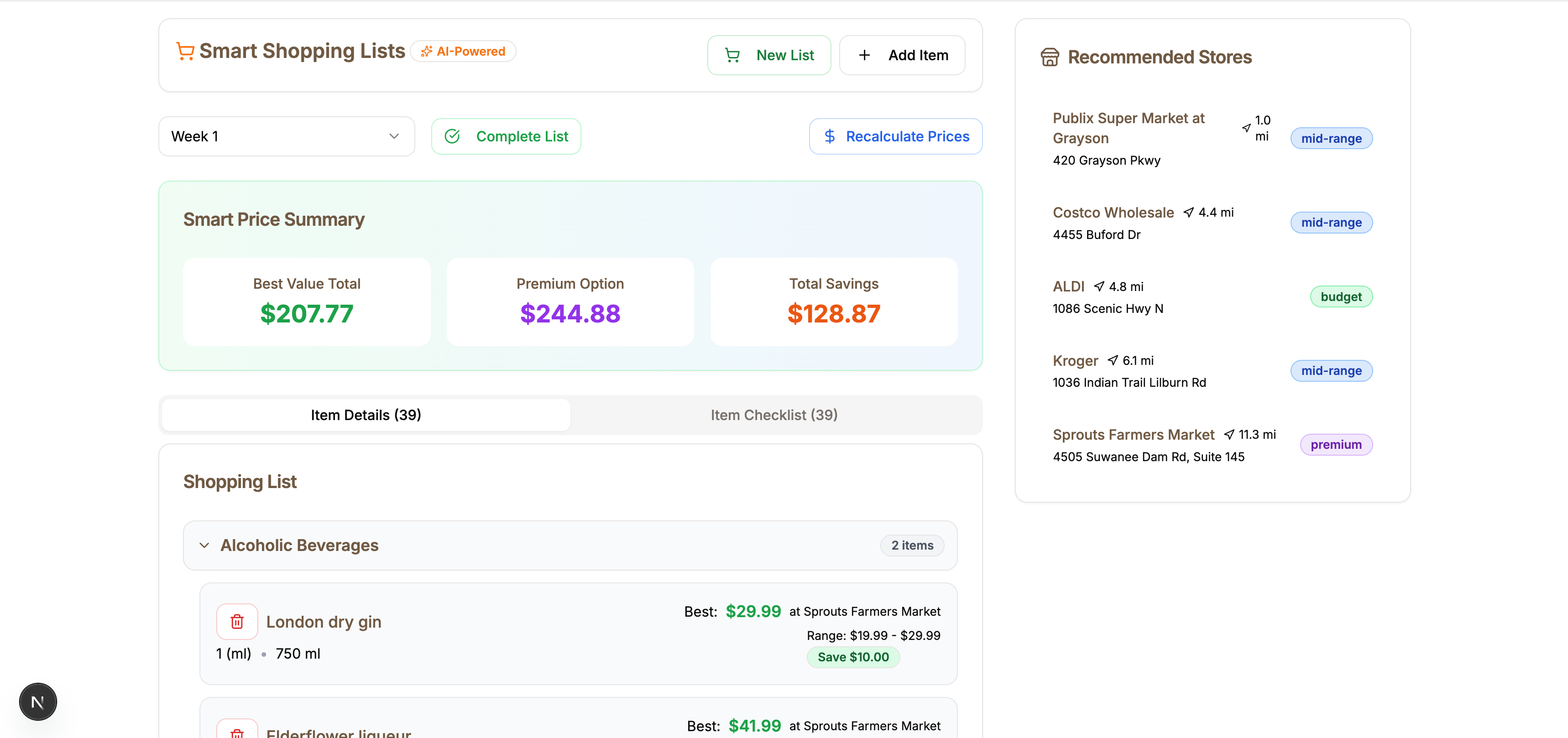 Smart Grocery Delivery