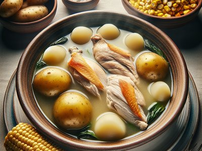 Ajiaco Santafereño (Colombian Chicken Soup)