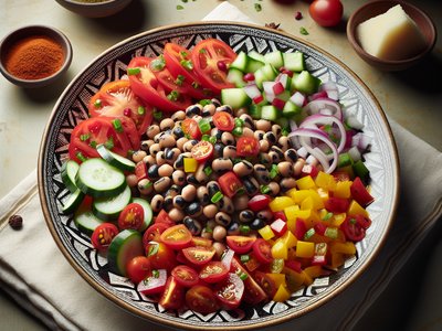 Black Eyed Peas Salad