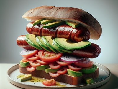Chilean Completo Sandwich