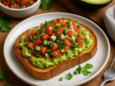 Chilean Pebre with Avocado Toast