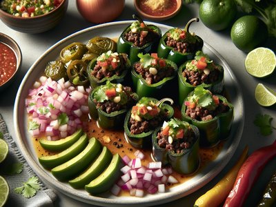 Chiles En Nogada Bites