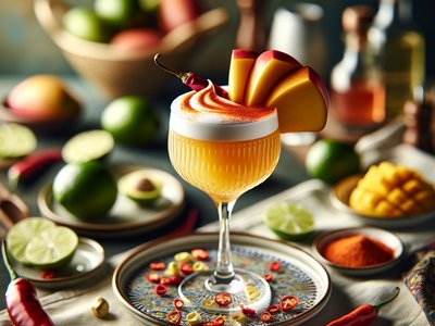 Chili Mango Pisco Sour