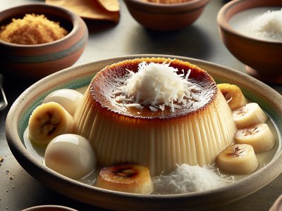 Coconut Arequipe Flan