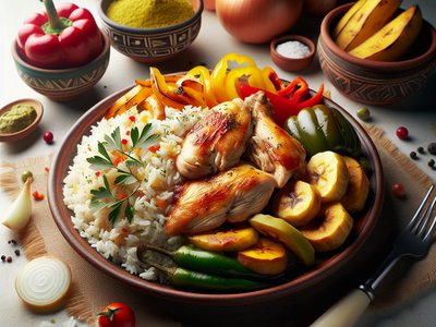 Colombian Arroz con Pollo (Chicken with Rice)