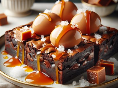 Decadent Sea Salt Caramel Brownies