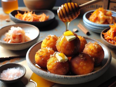 Honey Butter Sweet Potato Balls