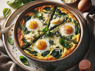 Italian Spinach and Ricotta Frittata