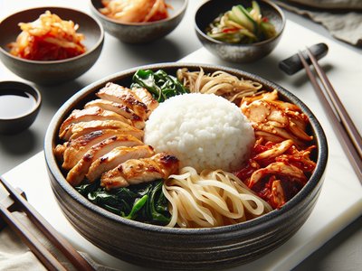 Korean Chicken Bibimbap