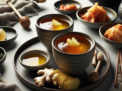 Korean Spicy Ginger Tea (Saenggang-cha)