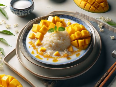 Mango Coconut Sticky Rice