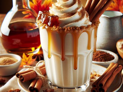 Maple Cinnamon Bourbon Milkshake