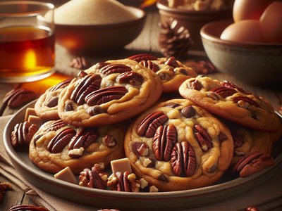 Maple Pecan Chocolate Chip Cookies