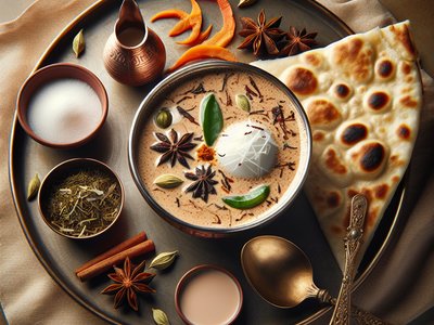 Masala Chai with Spiced Coconut Milk