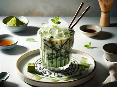 Matcha Mint Iced Latte
