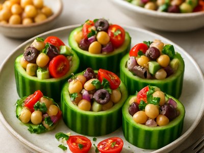 Mediterranean Hummus & Veggie Wraps