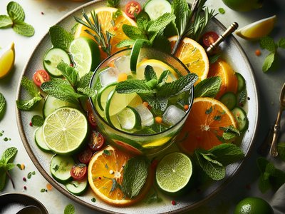 Mediterranean Citrus Mint Mojito