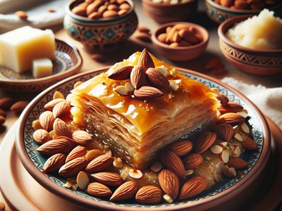 Moroccan Almond and Honey Baklava