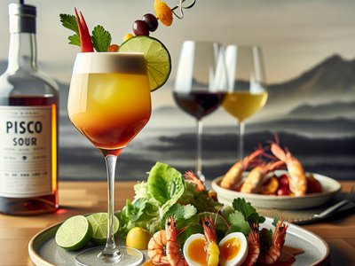 Pisco Sour (Traditional Chilean Cocktail)