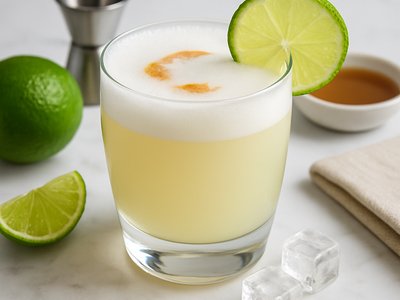 Pisco Sour (Traditional Chilean Cocktail)