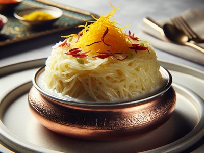 Saffron Cardamom Pudding (Sheer Khurma)