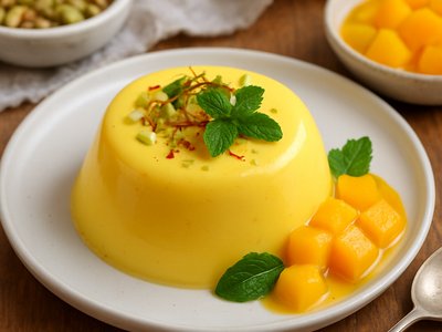 Saffron Cardamom Pudding (Sheer Khurma)