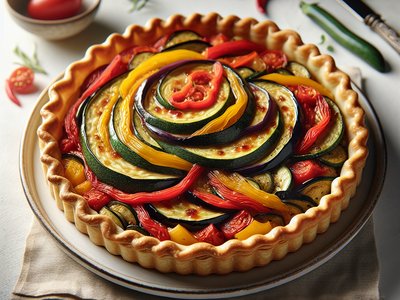 Savory French Ratatouille Tart