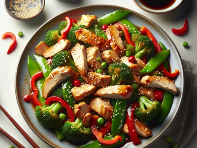 Sesame Ginger Chicken Stir-Fry