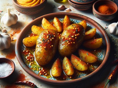 Spanish Patatas Bravas with Garlic Aioli