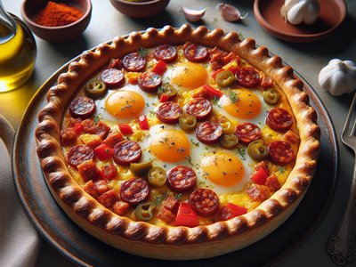 Spanish Savory Breakfast Tart