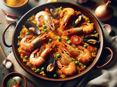 Spanish Seafood Paella