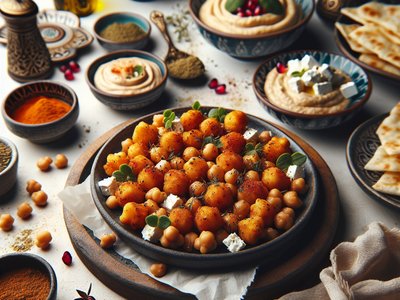 Spiced Chickpea and Feta Bites