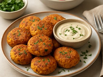Spiced Chickpea and Zucchini Fritters