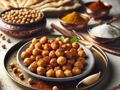 Spiced Chickpea Puffs