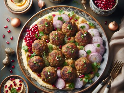 Spiced Lamb Kofta with Mint Yogurt Sauce