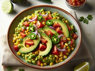 Spicy Avocado Corn Salsa