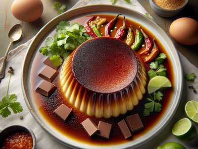 Spicy Mexican Chocolate Flan
