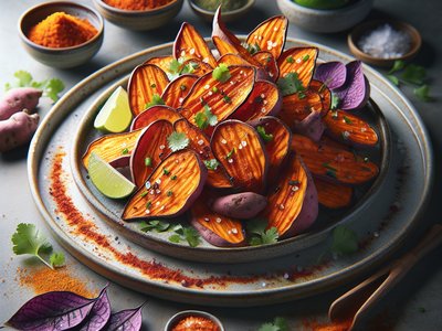 Spicy Thai Sweet Potato Chips