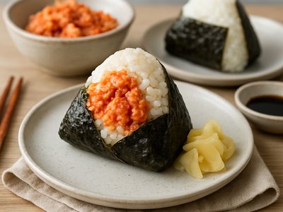 Miso Glazed Sweet Potato Mochi
