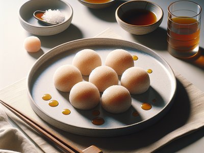 Sweet Potato Mochi Balls