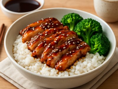 Teriyaki Salmon with Sautéed Bok Choy