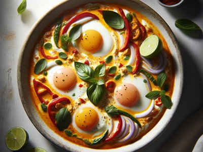 Thai Coconut Curry Omelette