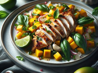 Thai Mango Basil Chicken
