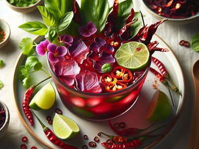 Thai Spiced Hibiscus Iced Tea