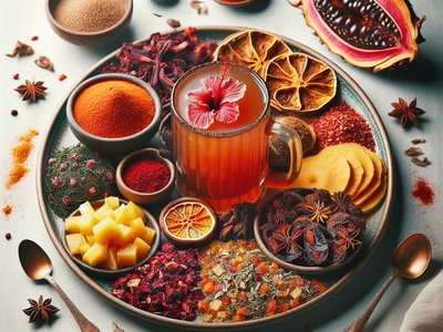 Tropical Hibiscus Iced Tea