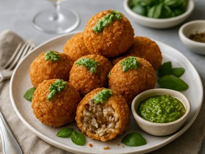 Truffle Mushroom Arancini