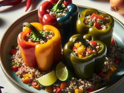 Vegetable and Quinoa Stuffed Peppers