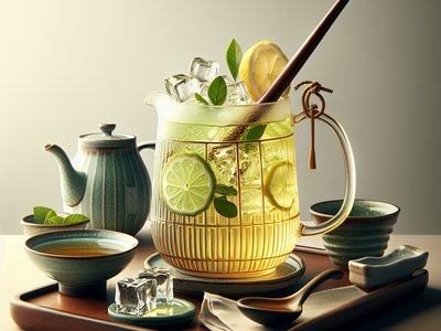 Yuzu Iced Green Tea